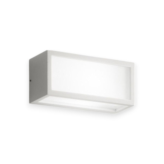 Isyluce deco applique da esterno led 18w 3000k bianca moderna