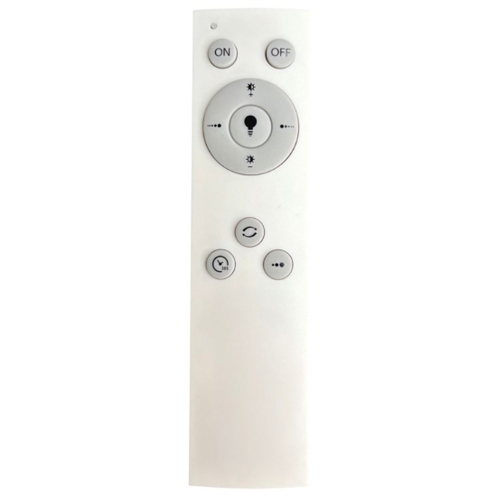 Plafoniera nickel rotonda led 2700k a 6500k moderna con telecomando