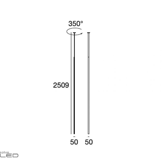 Xilema stilnovo plafoniera led bianco 3000k dimmerabile per salotto linea light