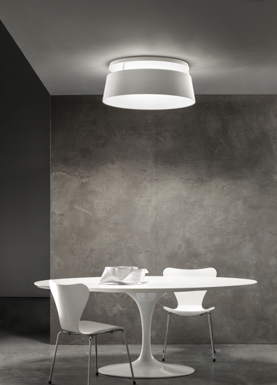 Plafoniera da cucina oxygen stilnovo led dimmerabile 36w 3000k