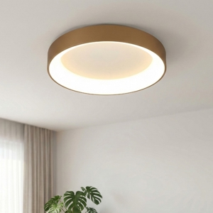 Plafoniera 50cm anello oro led 45w 2950l con telecomando app