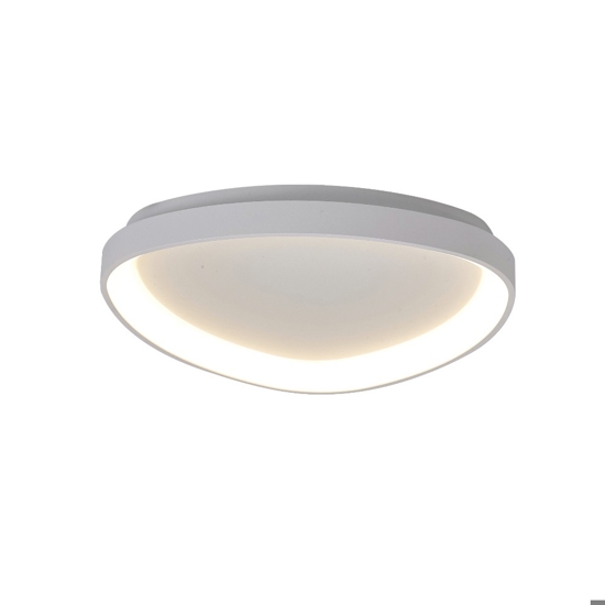 Plafoniera bianca led 42w 2700k-5000k con telecomando triangolare
