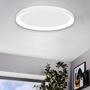 Plafoniera tonda bianca led 3000k dimmerabile 40w moderna