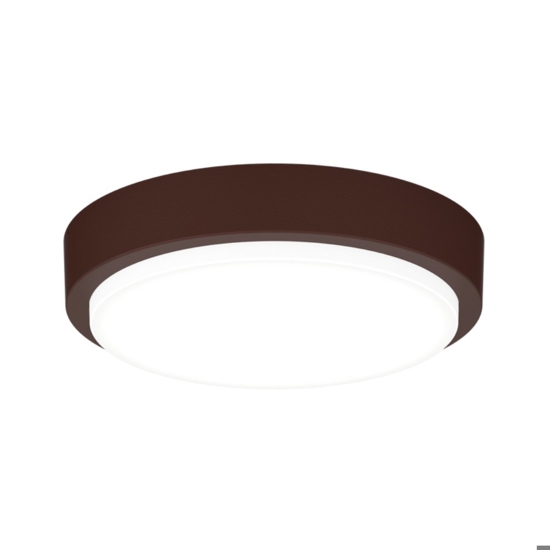 Plafoniera corten per esterno balcone rotonda top light baku