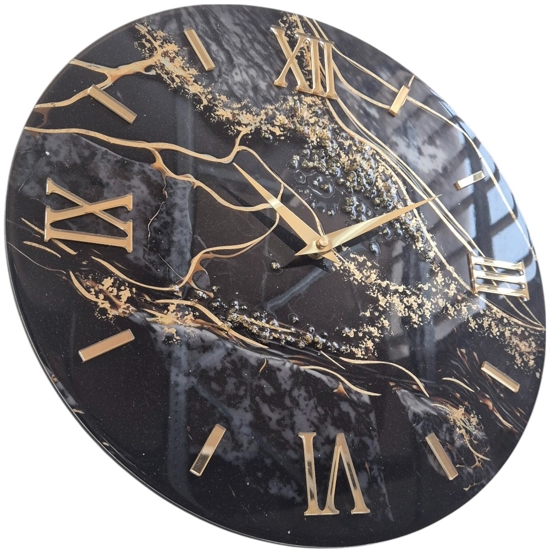 Orologio tondo per parete 40cm vulcano design moderno