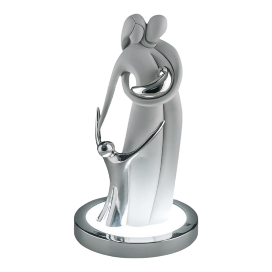Lampada da tavolo statuina led famiglia