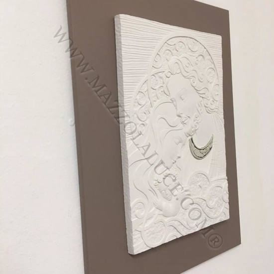 Capezzale capoletto 30x40 sacra famiglia tortora bongelli preziosi