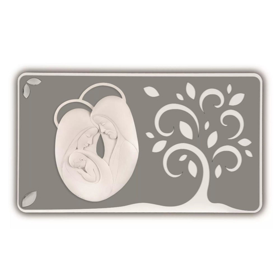 Capezzale sacra famiglia 105x60 grigio moderno bongelli preziosi