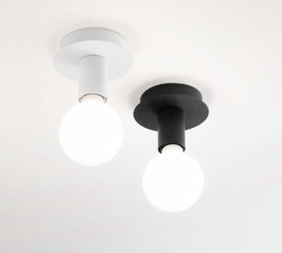 Plafoniera da cucina cilindro bianco perenz illuminazione