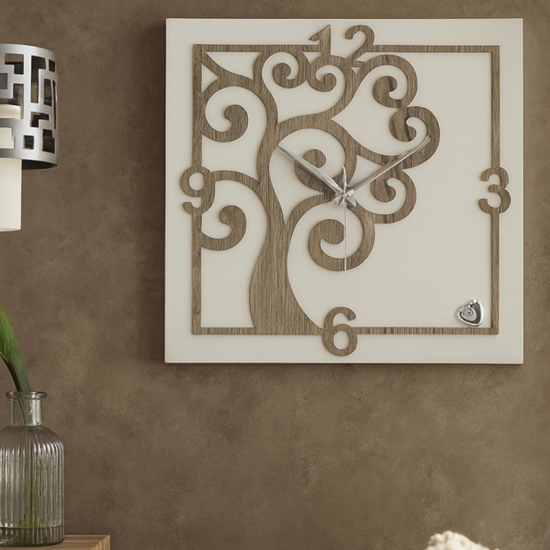 Orologio da parete albero della vita rovere bongelli preziosi