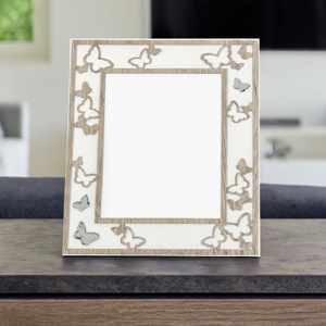 Cornice portafoto 13x18 da tavolo farfalle rovere bongelli preziosi