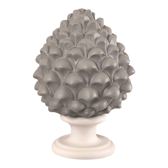 Pigna siciliana ceramica grigio h12