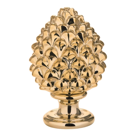 Bomboniera pigna da tavolo oro ceramica bongelli preziosi