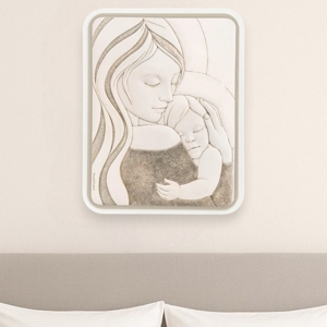 Capezzale maternita moderna nocciola 45x58 bongelli preziosi