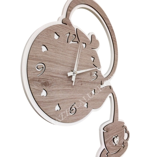 Orologio da parete per cucina tazza rovere bongelli preziosi