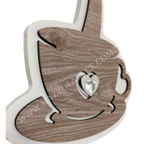 Orologio da parete per cucina tazza rovere bongelli preziosi