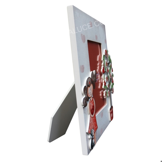 Cornice portafoto rossa per cameretta bambina 20x25 bongelli preziosi