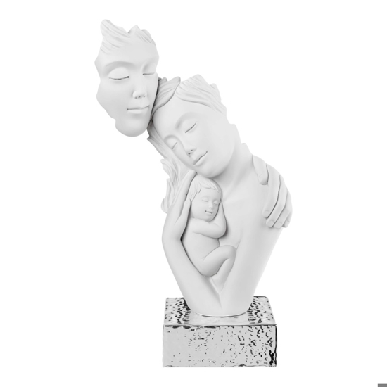 Scultura famiglia da tavolo base argento bongelli preziosi