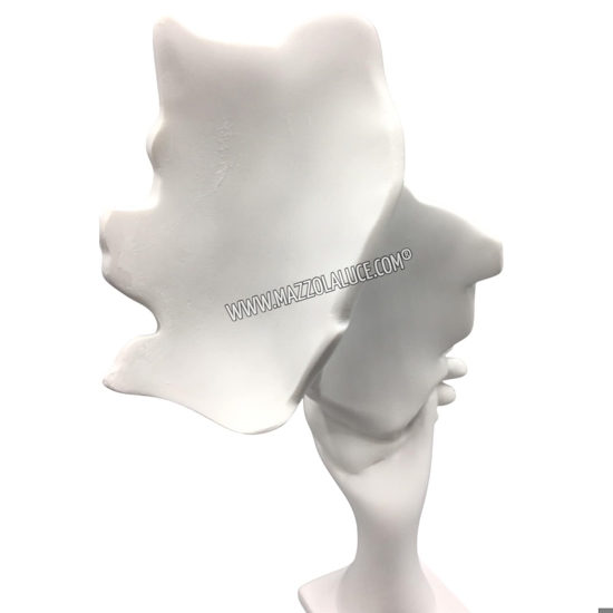 Bongelli preziosi scultura coppia face base carta da zucchero