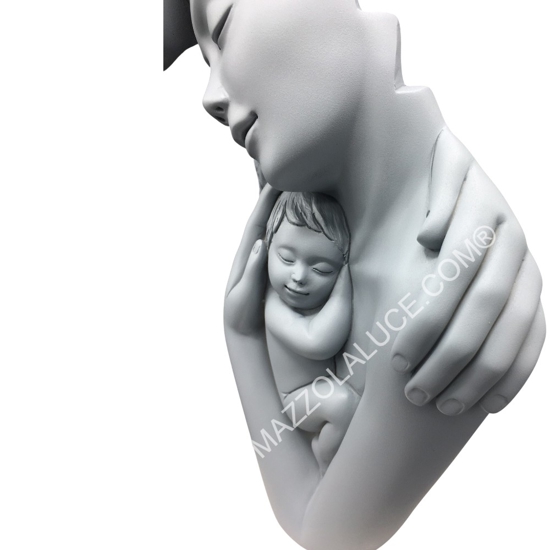 Bongelli preziosi scultura famiglia maternita face carta da zucchero