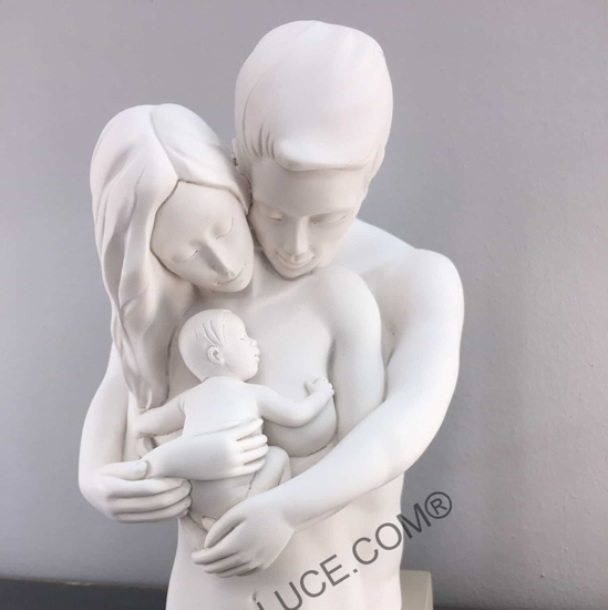 Busto famiglia soprammobile moderno bongelli preziosi
