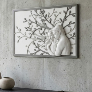 Bongelli preziosi quadro moderno albero della vita 105x72 sacra famiglia