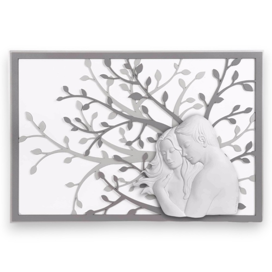 Bongelli preziosi quadro moderno albero della vita 105x72 sacra famiglia