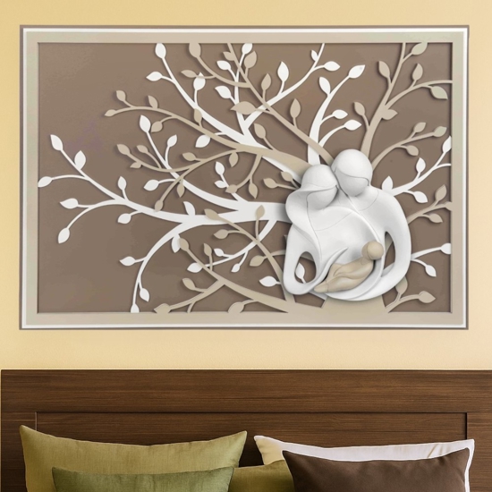 Capezzale moderno sacra famiglia 105x72 nocciola bongelli preziosi