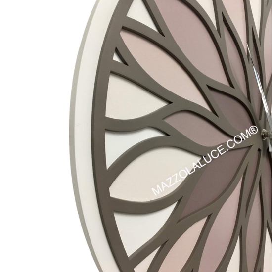 Orologio moderno da parete mosaico nocciola bongelli preziosi