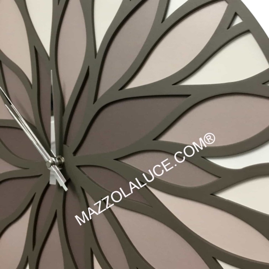 Orologio moderno da parete mosaico nocciola bongelli preziosi