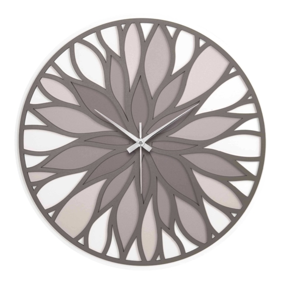 Orologio moderno da parete mosaico nocciola bongelli preziosi