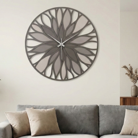 Orologio moderno da parete mosaico nocciola bongelli preziosi