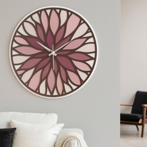 Orologio da parete mosaico rosso bongelli preziosi tondo