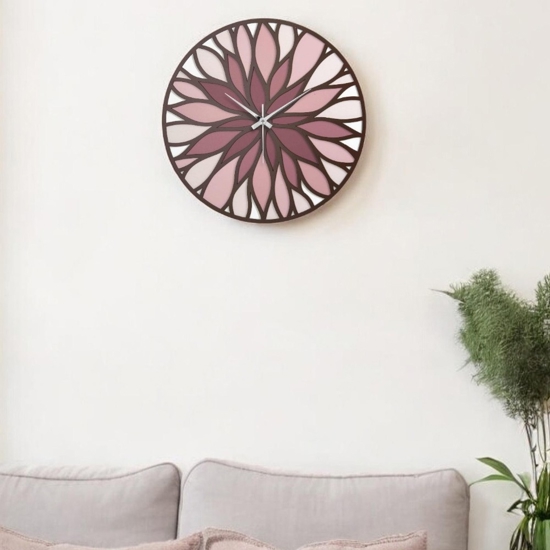 Orologio da parete mosaico rosso bongelli preziosi tondo