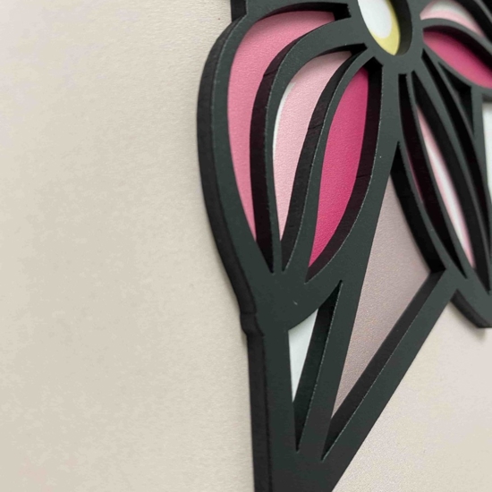 Orologio da parete moderno fiori mosaico bongelli preziosi