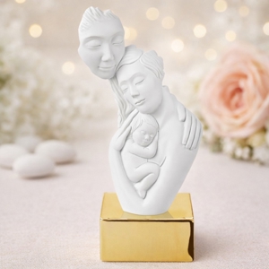 Bomboniera per nascita famiglia oro design moderna bongelli preziosi