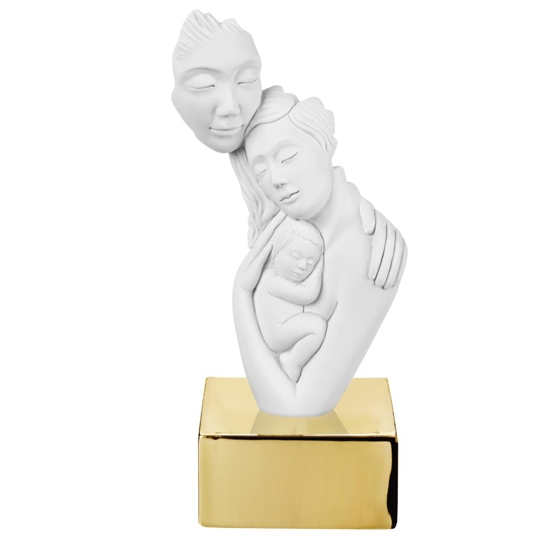 Bomboniera per nascita famiglia oro design moderna bongelli preziosi