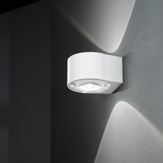 Applique da esterno led 3000k ip65 bianca vision perenz
