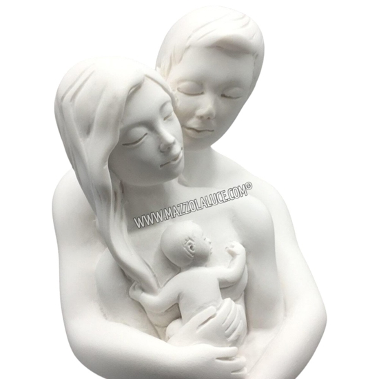 Bomboniera nascita scultura famiglia oro bongelli preziosi