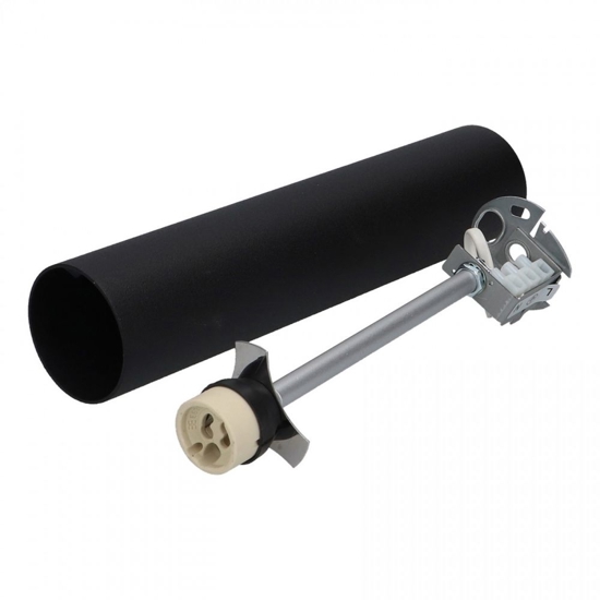 Faretto led cilindro da soffitto nero 