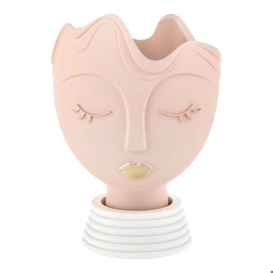 Bomboniera scultura vasetto testa donna cipria bongelli preziois