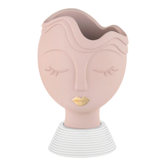 Bongelli preziosi vaso soprammobile viso donna scultura cipria