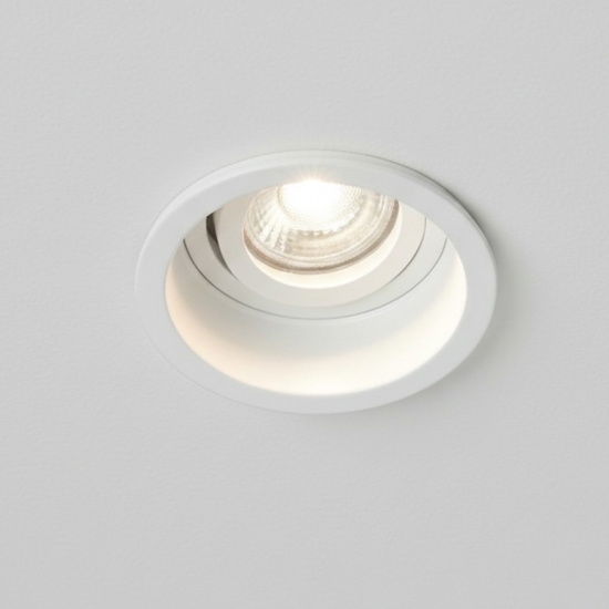 Faretto isyluce da incasso bianco rotondo orientabile