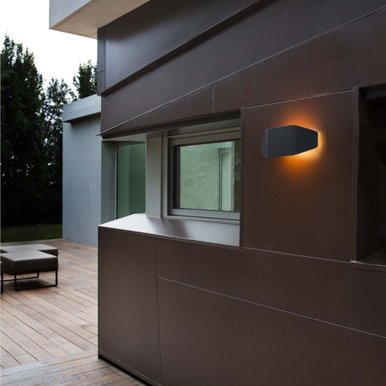 Applique nero per esterno ip44 