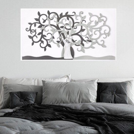 Quadro 110x60 sacra famiglia moderna grigio bongelli preziosi