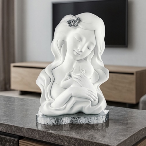 Soprammobile statuetta nascita base argento bongelli preziosi