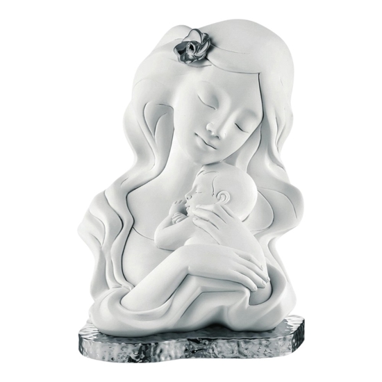 Soprammobile statuetta nascita base argento bongelli preziosi