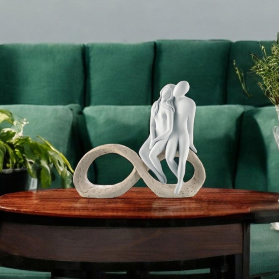 Scultura soprammobile h23 infinito nocciola bongelli preziosi
