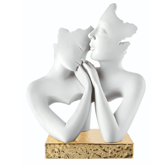 Bomboniera matrimonio statuina famiglia oro bongelli preziosi
