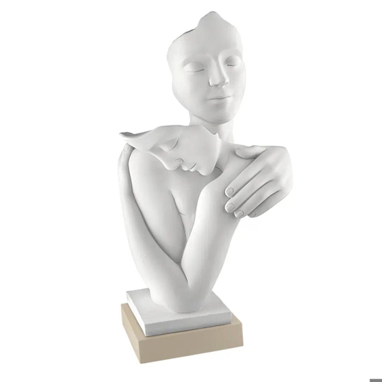 Soprammobile abbraccio nocciola scultura bongelli preziosi